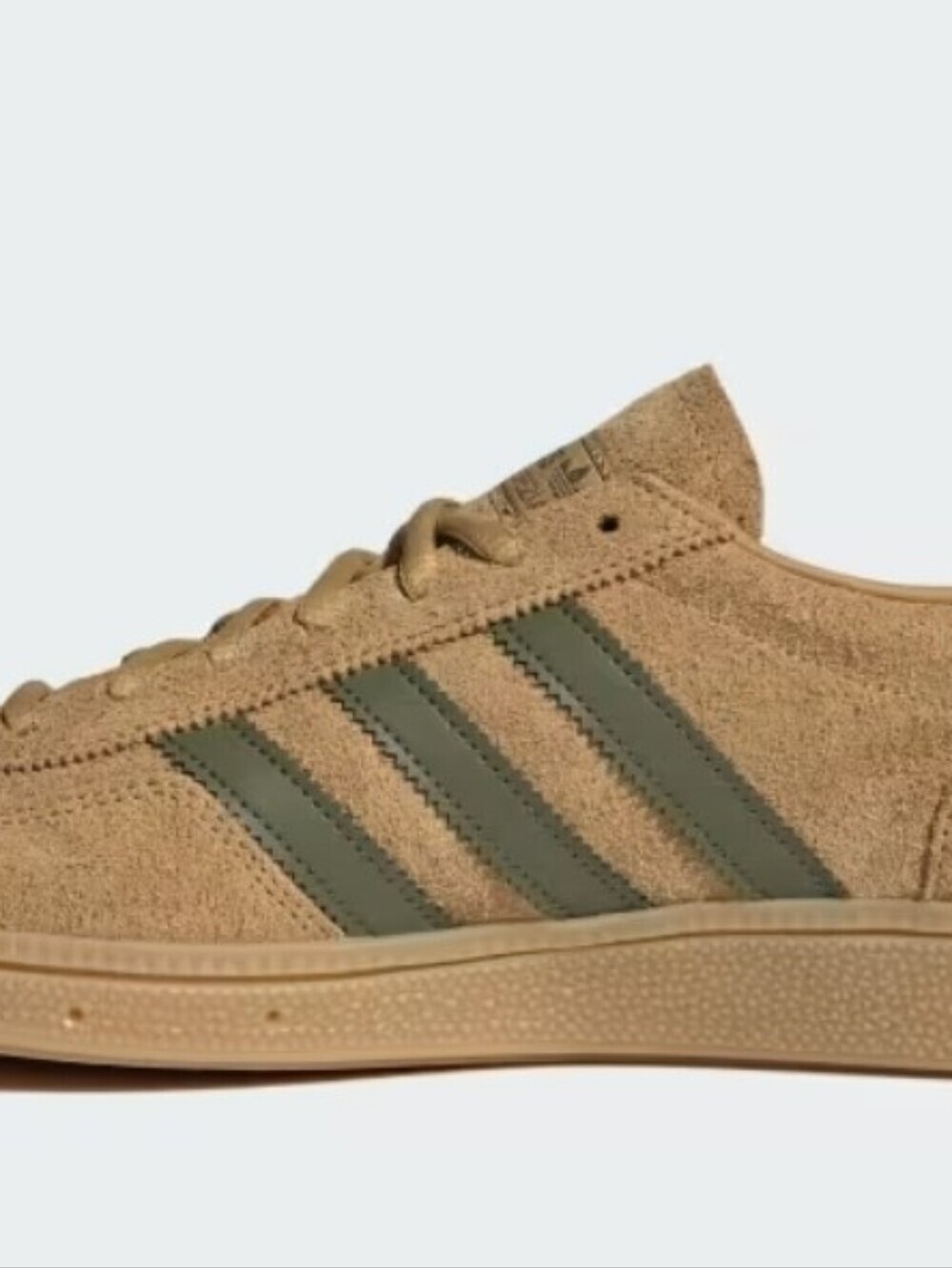 FLASH SALE-NWT-Adidas Handball Spezial Suede Sneaker in Wheat & Olive- No Box - Picture 5 of 6